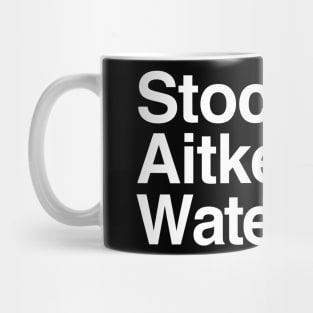 Stock Aitken & Waterman Names List Design Mug